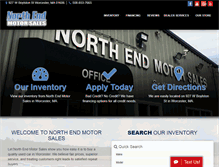 Tablet Screenshot of northendmotorsales.com